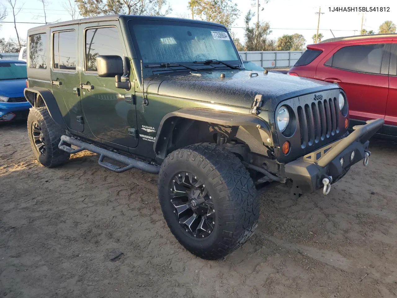 2011 Jeep Wrangler Unlimited Sahara VIN: 1J4HA5H15BL541812 Lot: 77338604