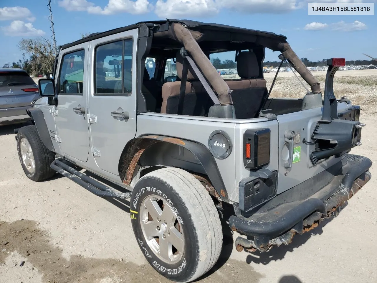 2011 Jeep Wrangler Unlimited Sport VIN: 1J4BA3H15BL581818 Lot: 77412954