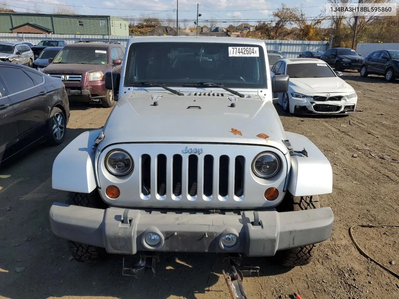 2011 Jeep Wrangler Unlimited Sport VIN: 1J4BA3H18BL595860 Lot: 77442604