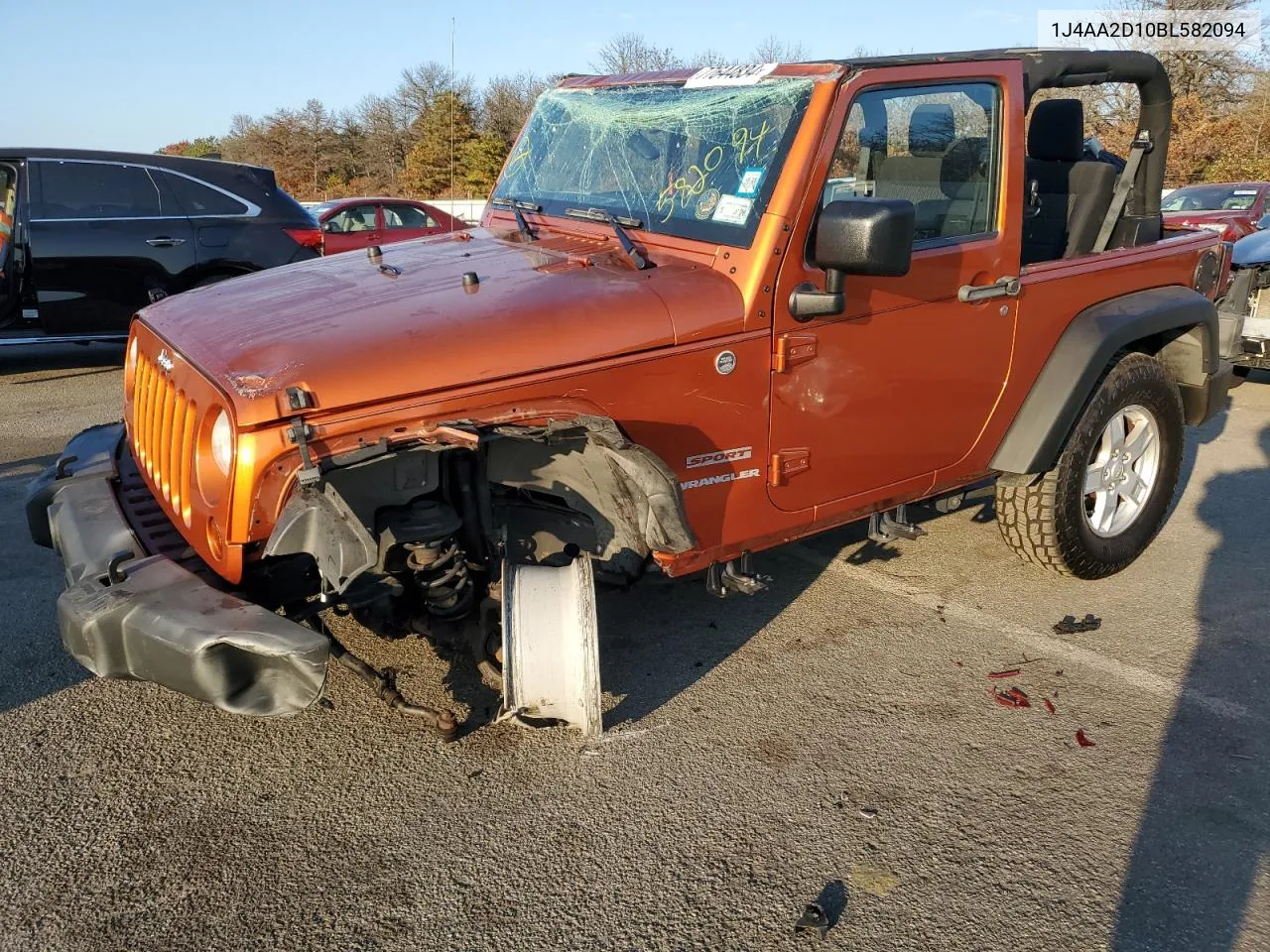 2011 Jeep Wrangler Sport VIN: 1J4AA2D10BL582094 Lot: 77644834