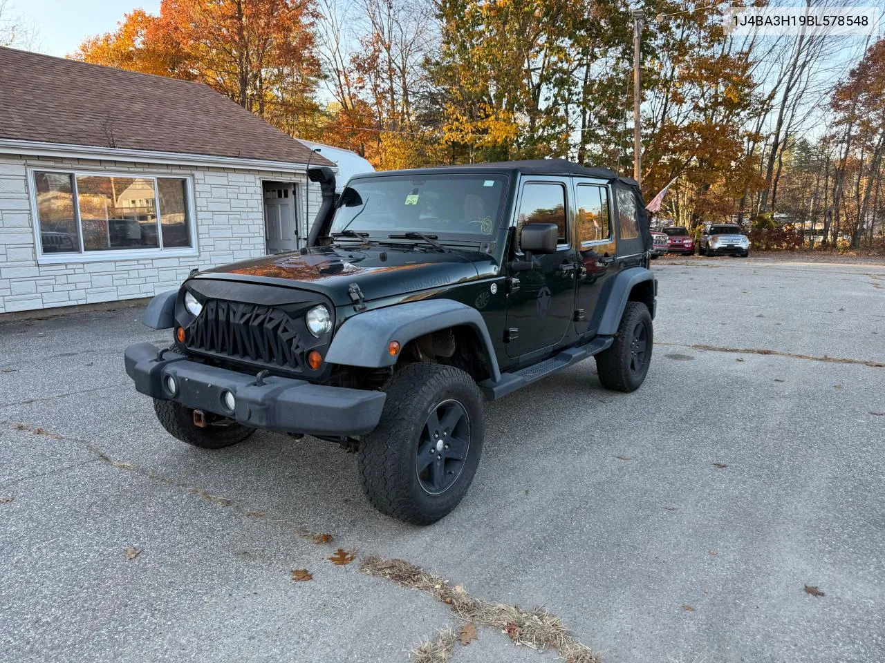 2011 Jeep Wrangler Unlimited Sport VIN: 1J4BA3H19BL578548 Lot: 77885074