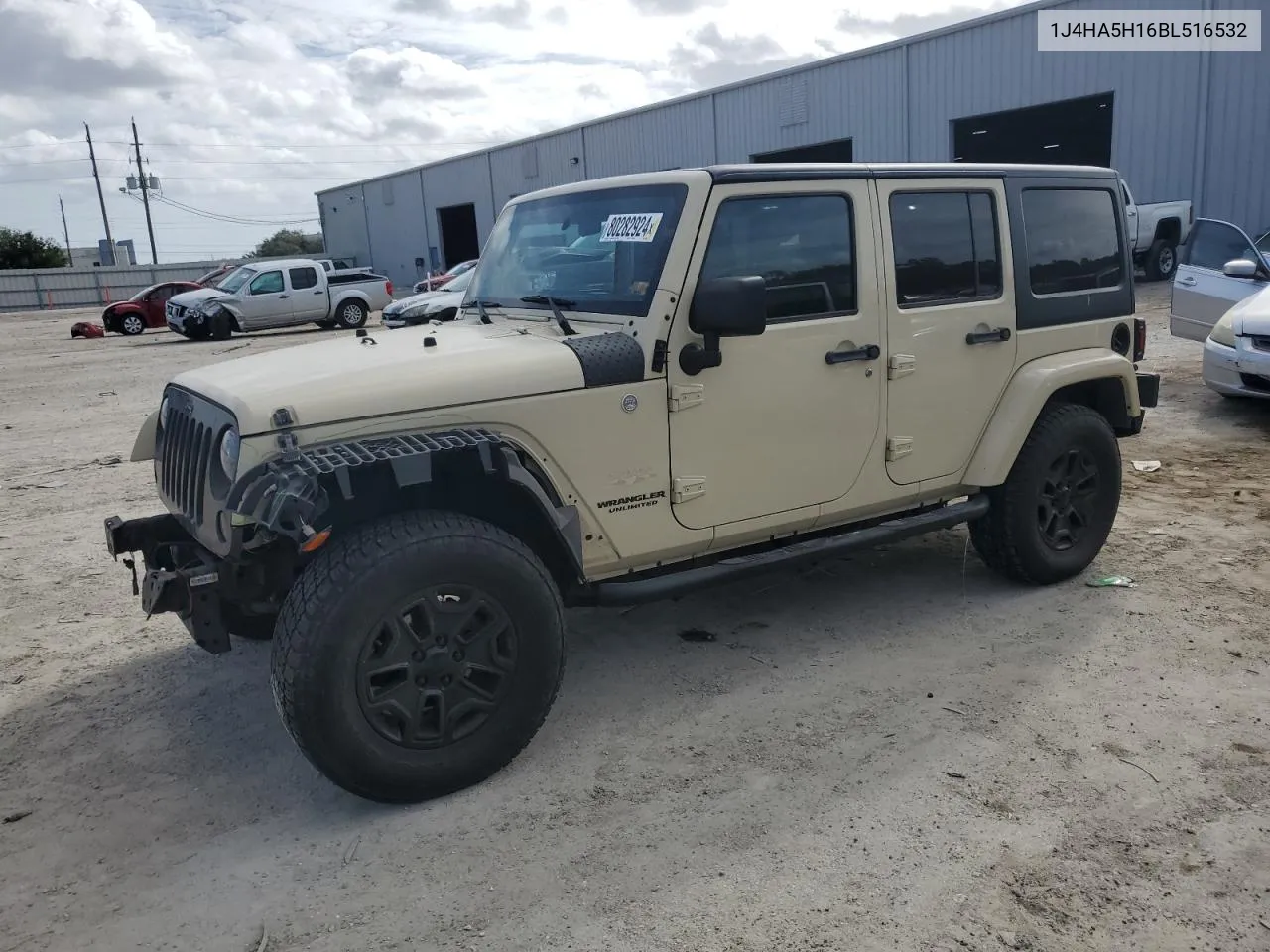 2011 Jeep Wrangler Unlimited Sahara VIN: 1J4HA5H16BL516532 Lot: 80282924