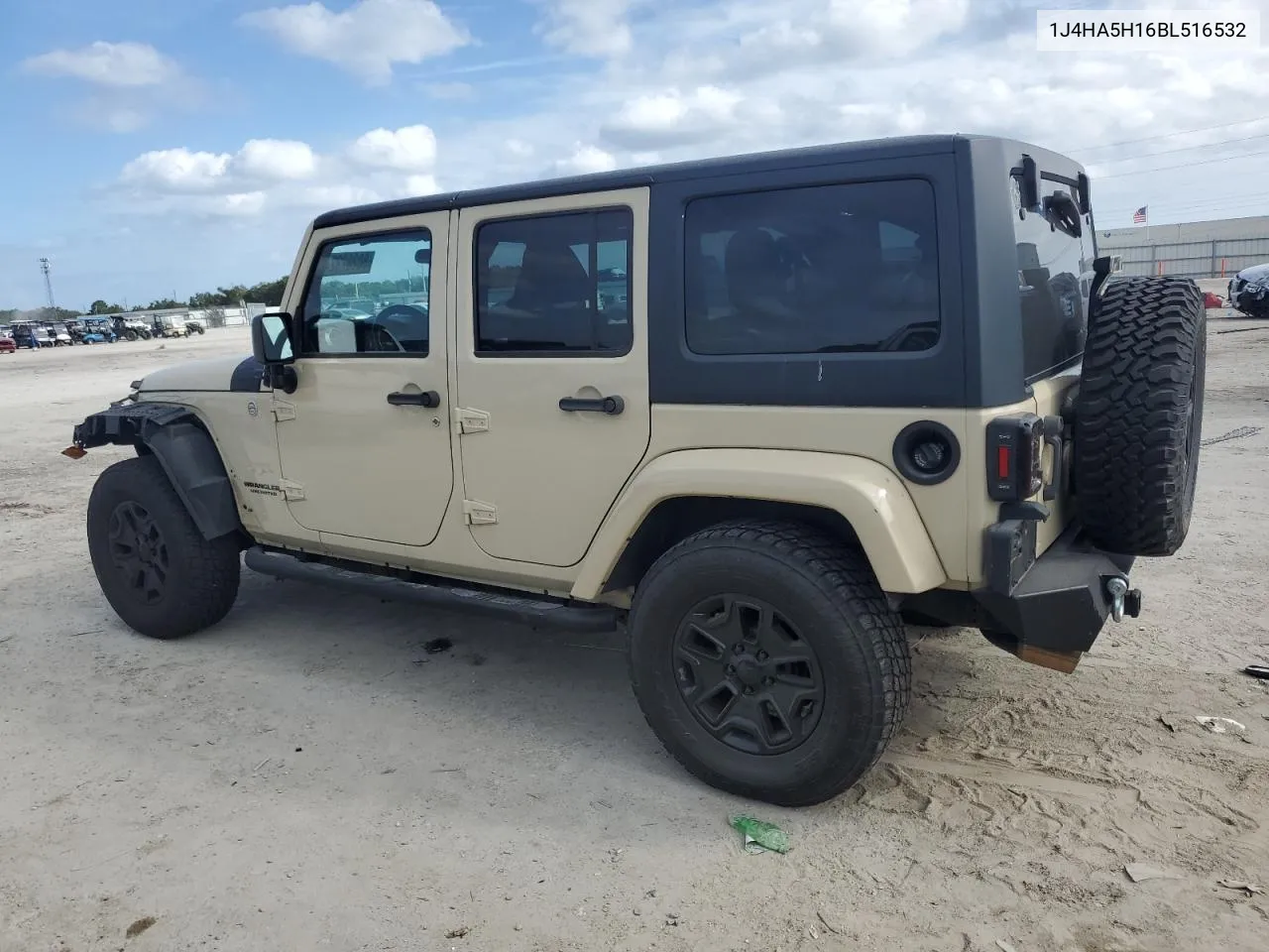 2011 Jeep Wrangler Unlimited Sahara VIN: 1J4HA5H16BL516532 Lot: 80282924