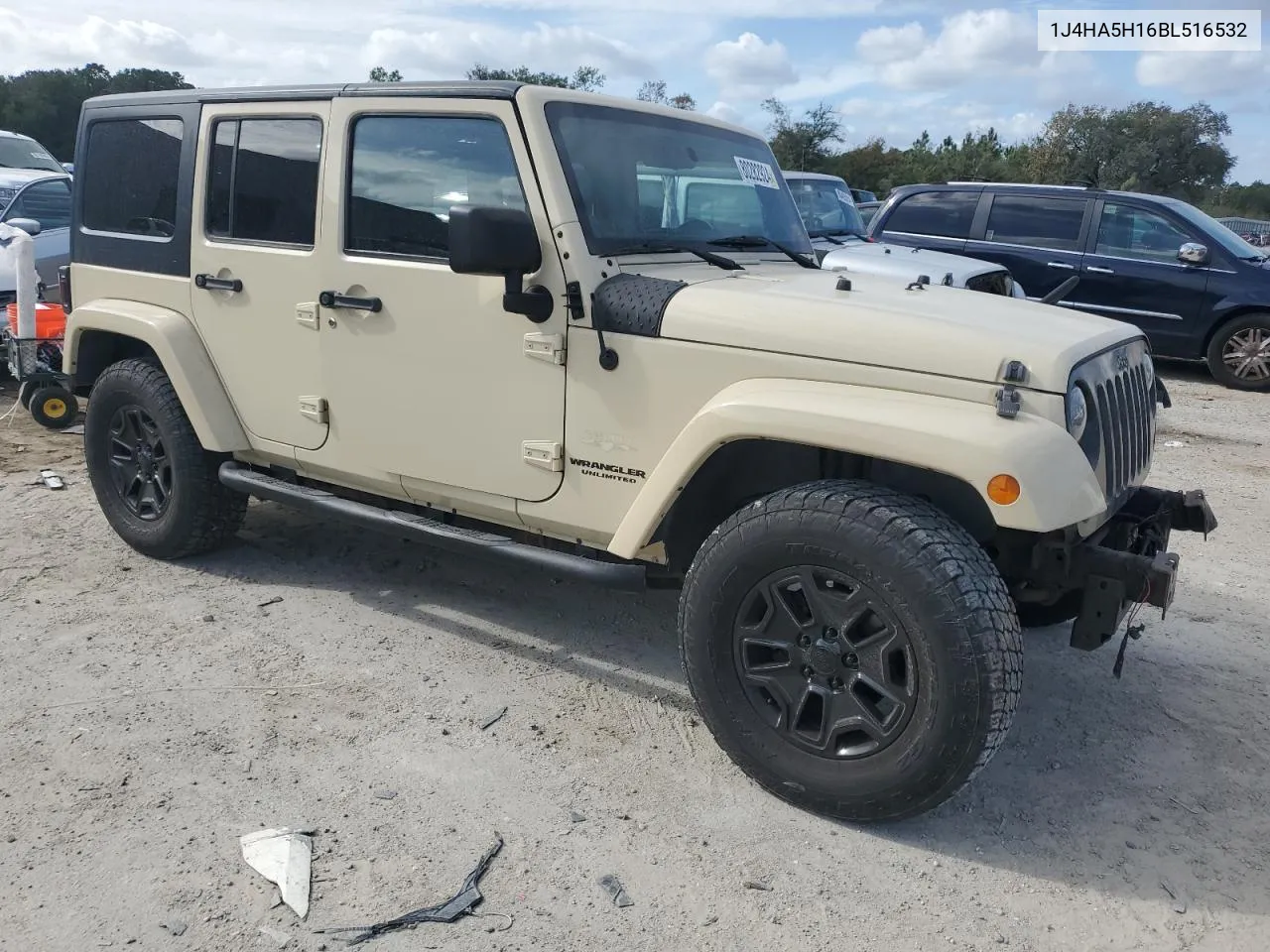 2011 Jeep Wrangler Unlimited Sahara VIN: 1J4HA5H16BL516532 Lot: 80282924