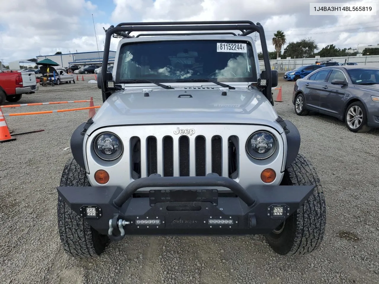 2011 Jeep Wrangler Unlimited Sport VIN: 1J4BA3H14BL565819 Lot: 81152244