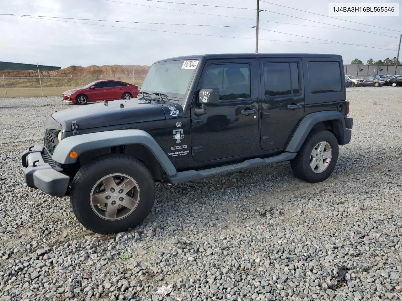 2011 Jeep Wrangler Unlimited Sport VIN: 1J4BA3H16BL565546 Lot: 81678343