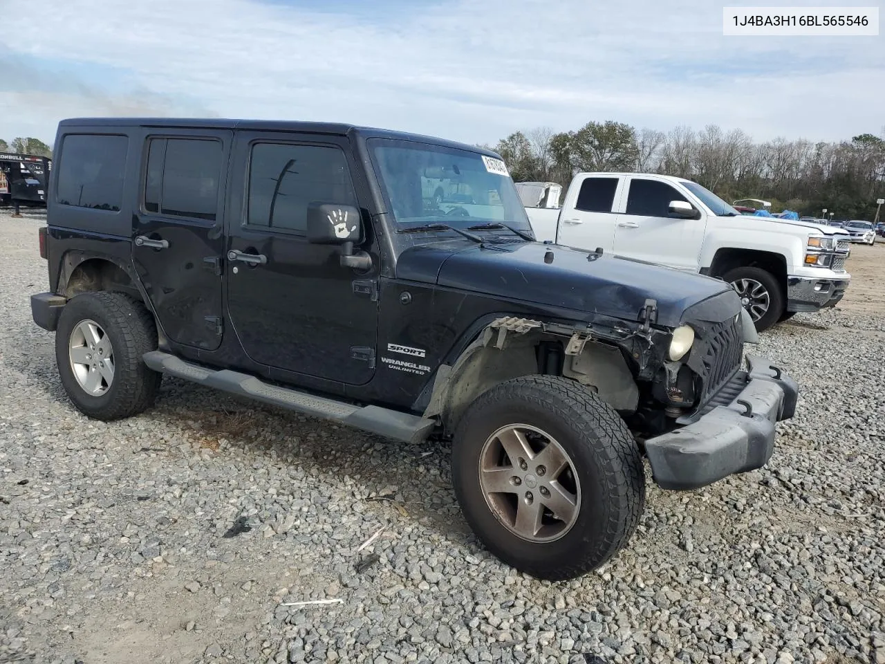 1J4BA3H16BL565546 2011 Jeep Wrangler Unlimited Sport