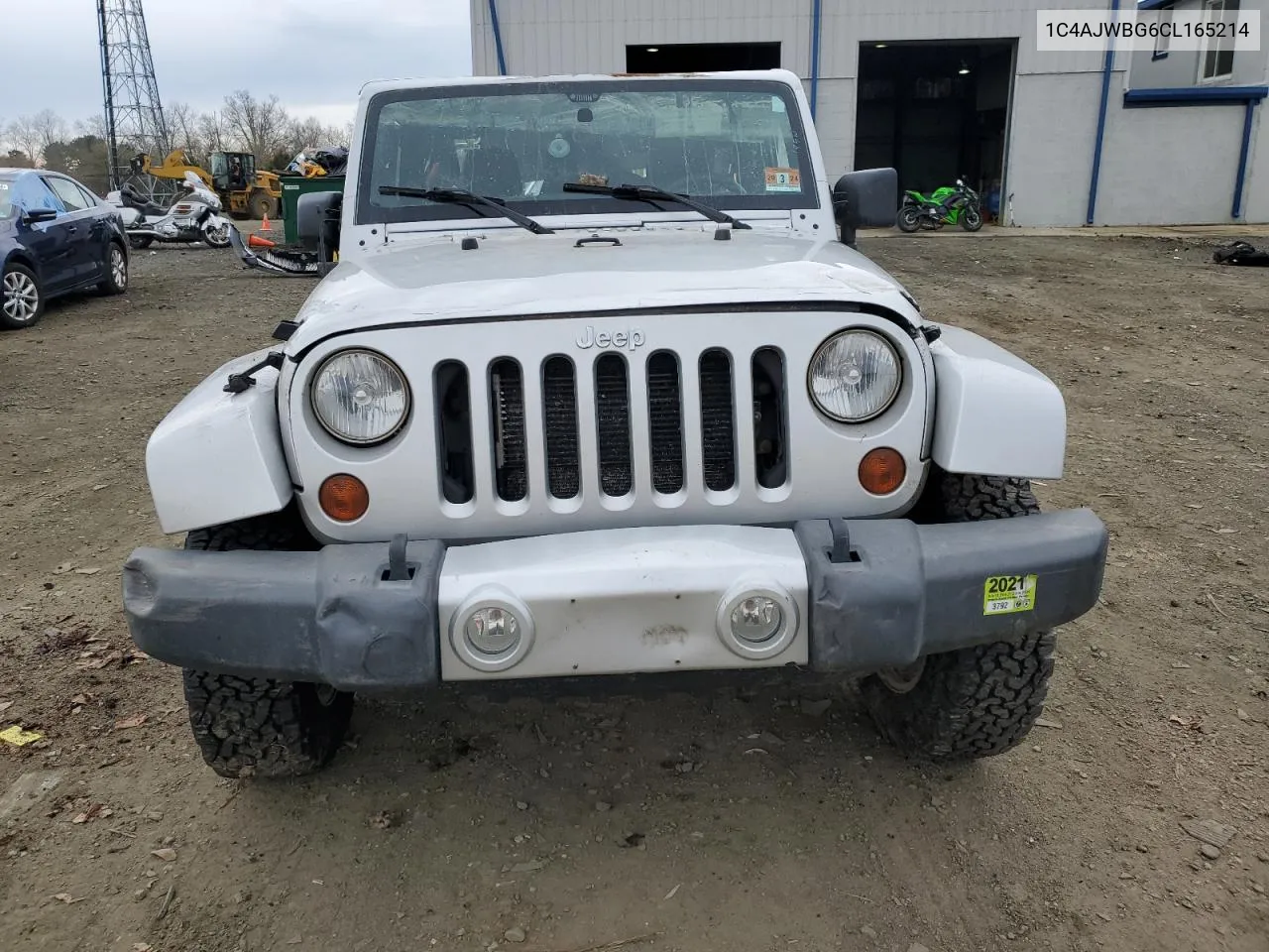 2012 Jeep Wrangler Sahara VIN: 1C4AJWBG6CL165214 Lot: 43909774