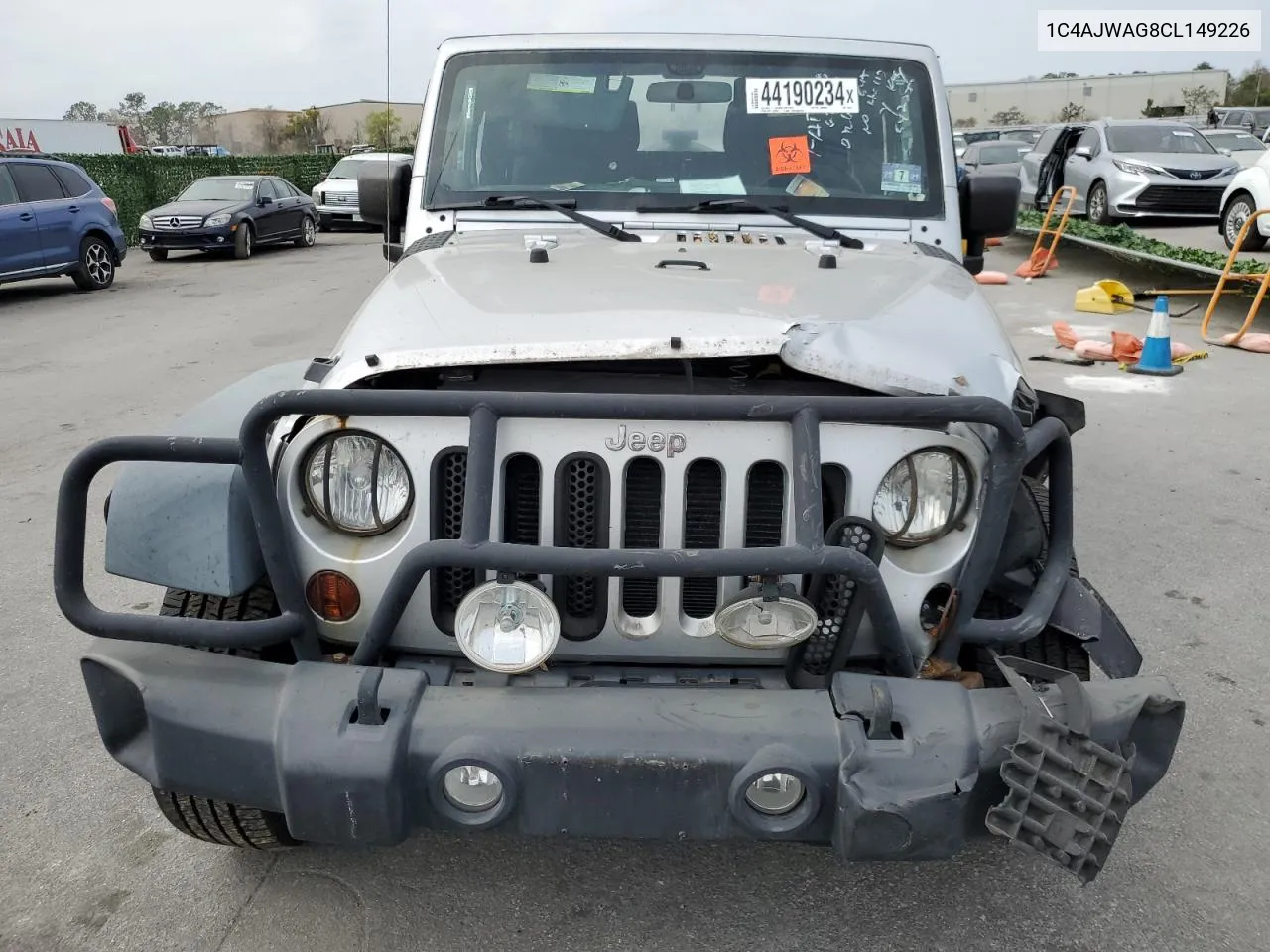 2012 Jeep Wrangler Sport VIN: 1C4AJWAG8CL149226 Lot: 44190234