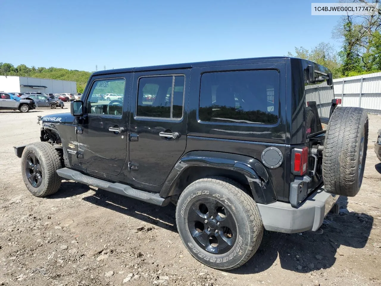 2012 Jeep Wrangler Unlimited Sahara VIN: 1C4BJWEG0CL177472 Lot: 52798104