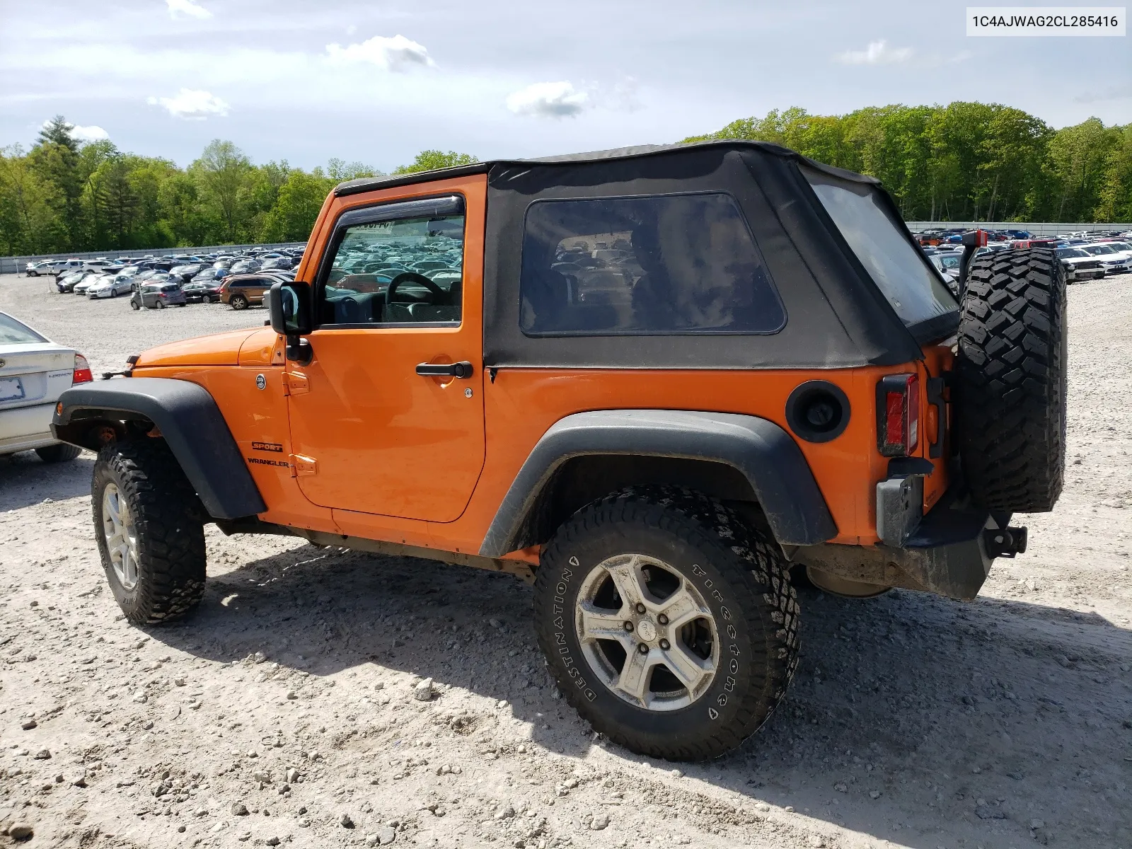 2012 Jeep Wrangler Sport VIN: 1C4AJWAG2CL285416 Lot: 54405134