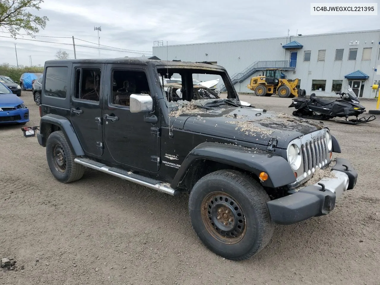 2012 Jeep Wrangler Unlimited Sahara VIN: 1C4BJWEGXCL221395 Lot: 55184084