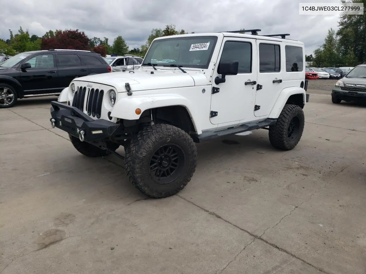 2012 Jeep Wrangler Unlimited Sahara VIN: 1C4BJWEG3CL277999 Lot: 59442034