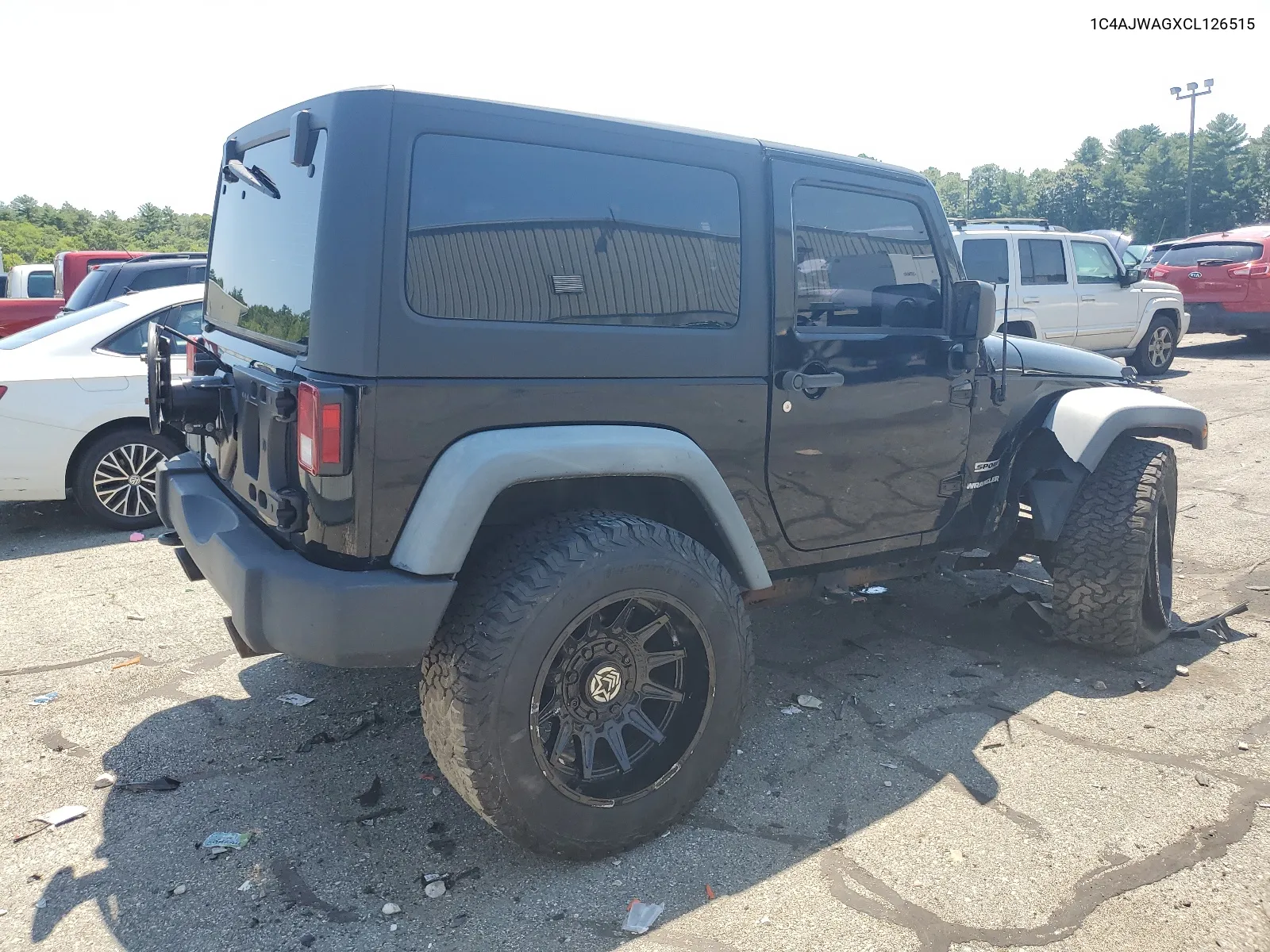 2012 Jeep Wrangler Sport VIN: 1C4AJWAGXCL126515 Lot: 60729774