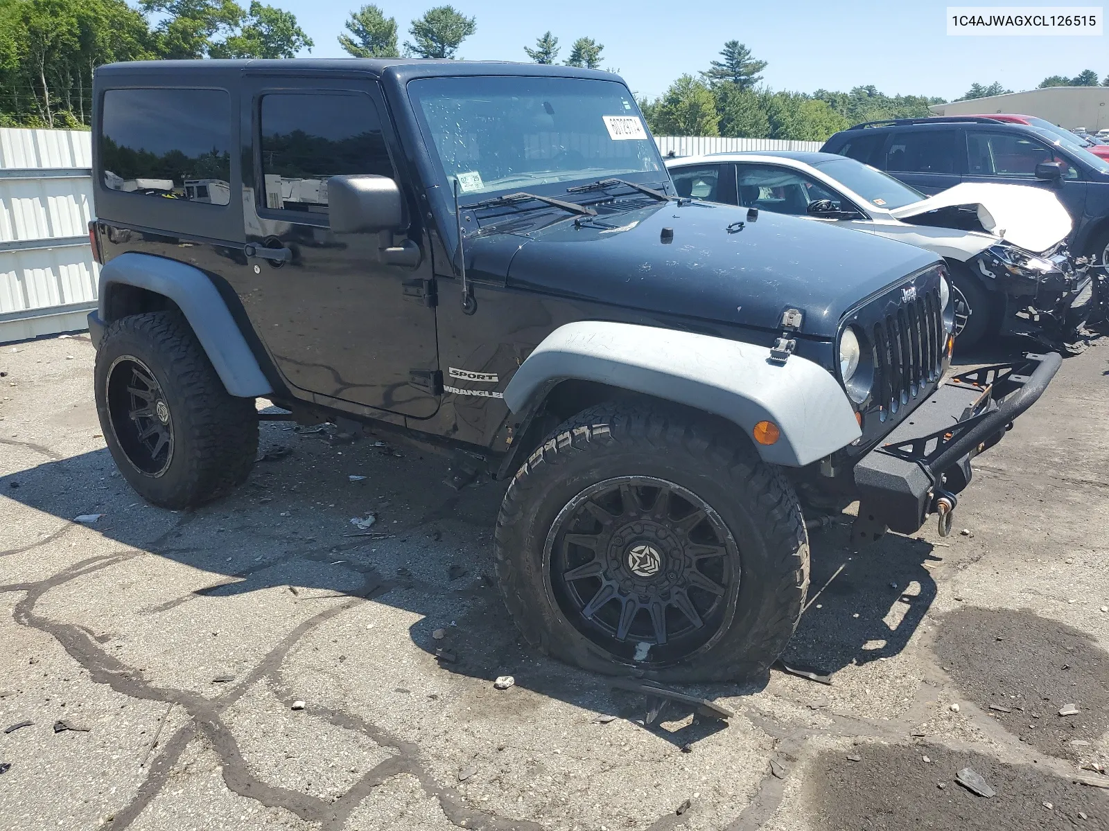 2012 Jeep Wrangler Sport VIN: 1C4AJWAGXCL126515 Lot: 60729774