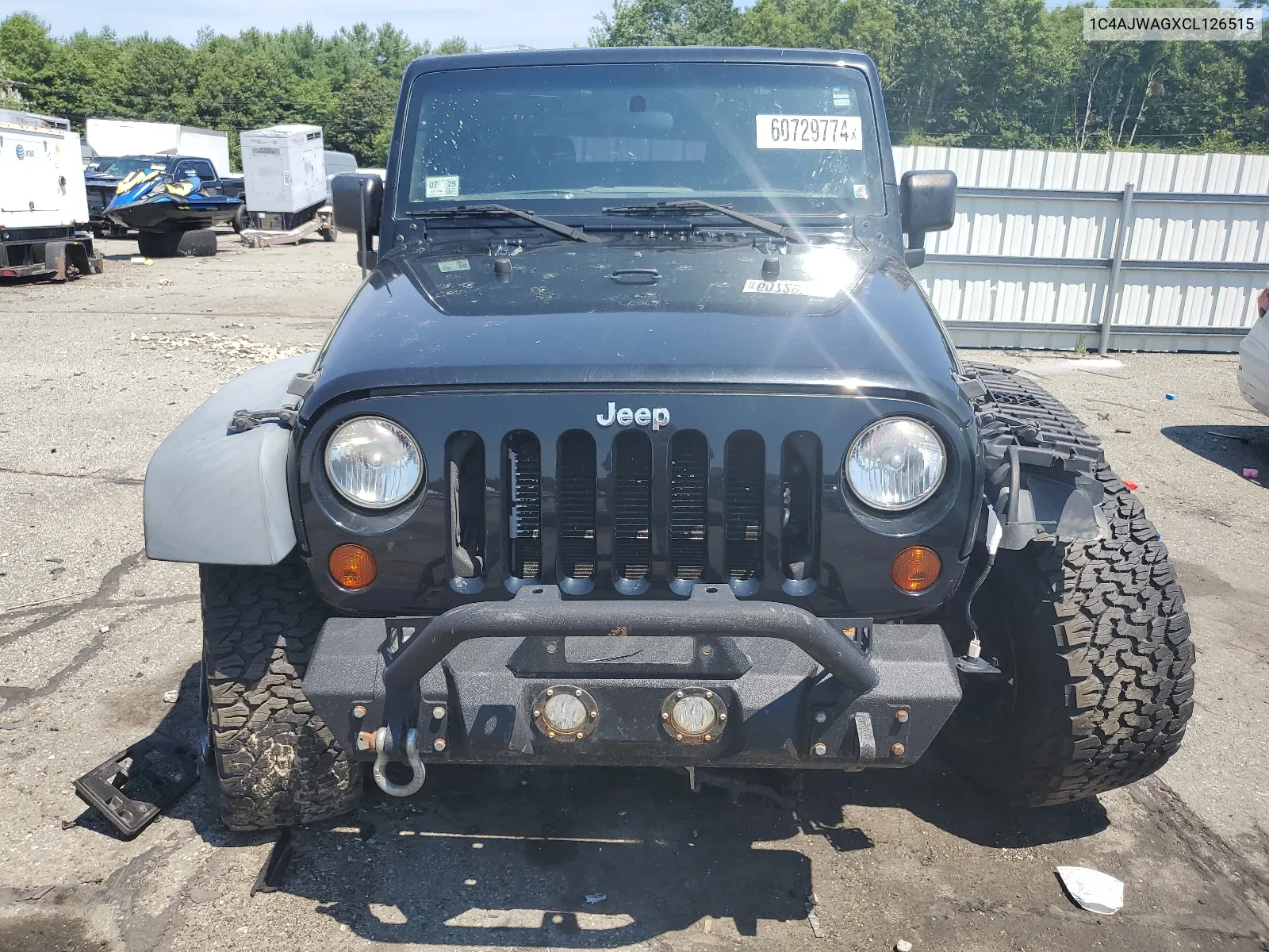 2012 Jeep Wrangler Sport VIN: 1C4AJWAGXCL126515 Lot: 60729774