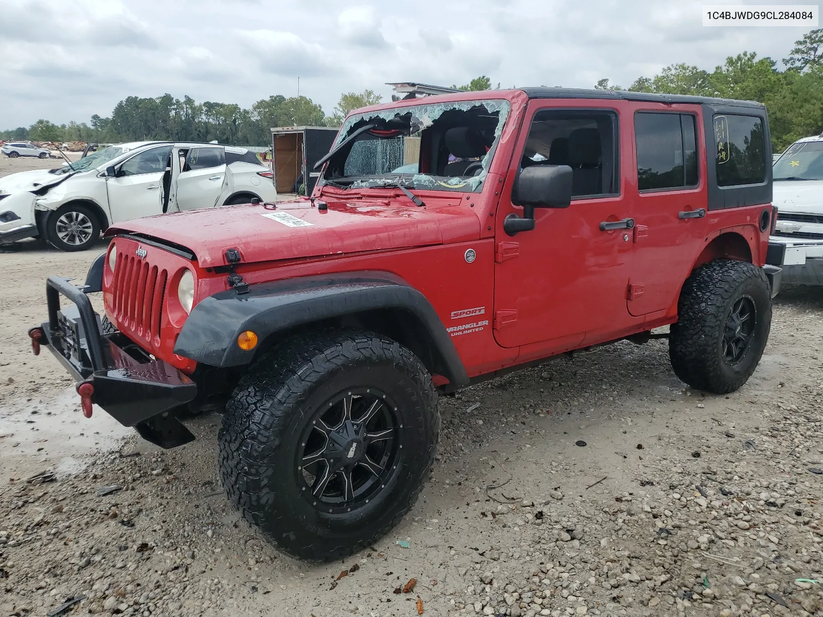 2012 Jeep Wrangler Unlimited Sport VIN: 1C4BJWDG9CL284084 Lot: 63800394