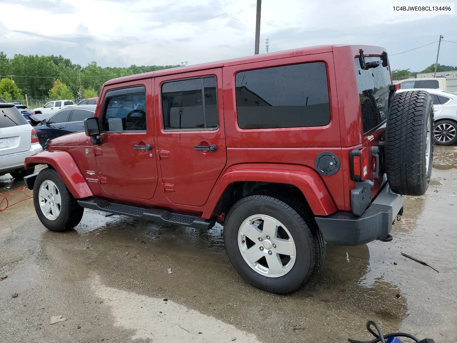 1C4BJWEG8CL134496 2012 Jeep Wrangler Unlimited Sahara