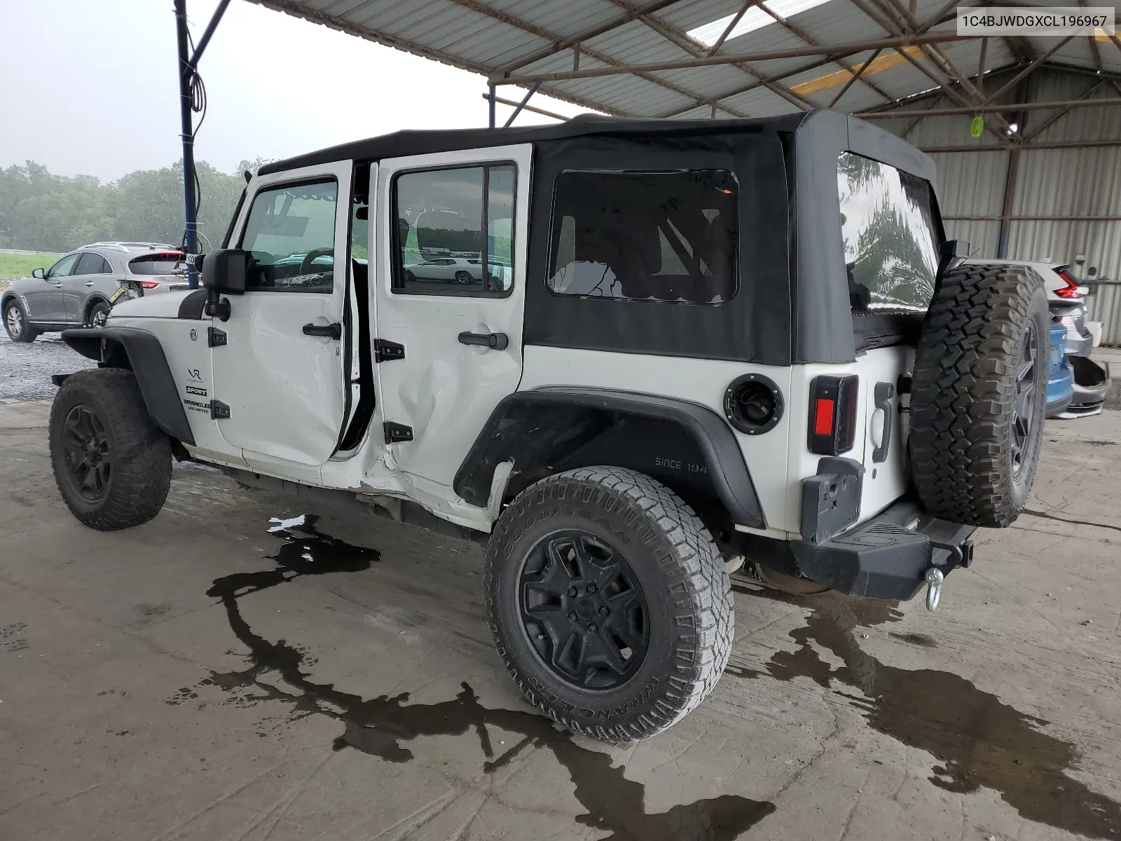 2012 Jeep Wrangler Unlimited Sport VIN: 1C4BJWDGXCL196967 Lot: 64071634