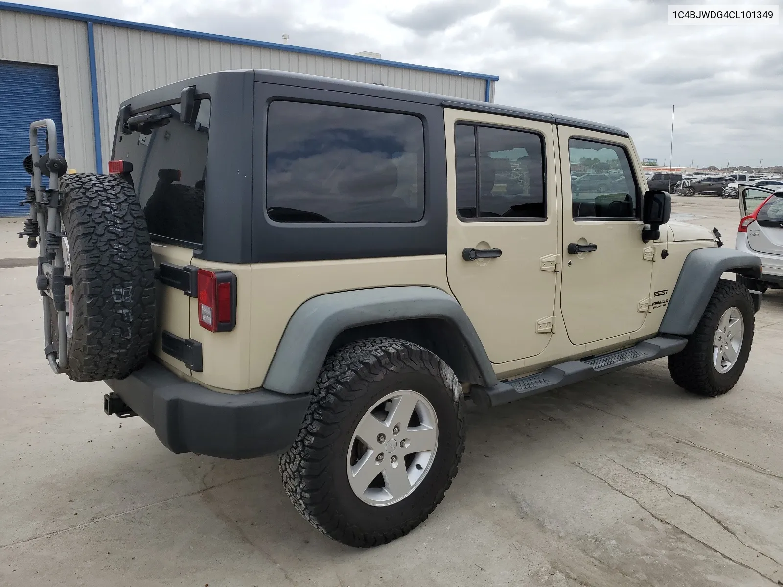 2012 Jeep Wrangler Unlimited Sport VIN: 1C4BJWDG4CL101349 Lot: 64989124