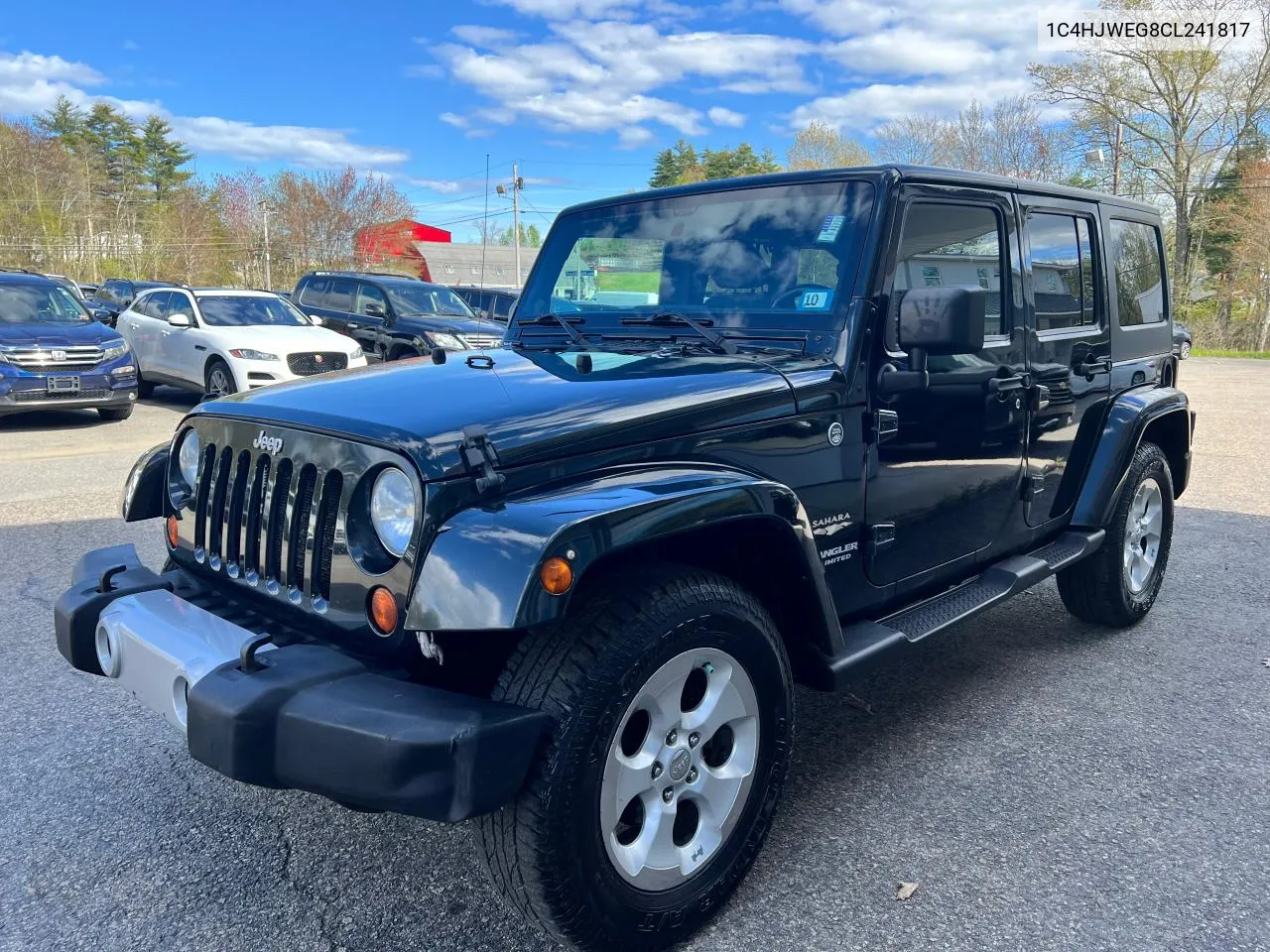 2012 Jeep Wrangler Unlimited Sahara VIN: 1C4HJWEG8CL241817 Lot: 65785504