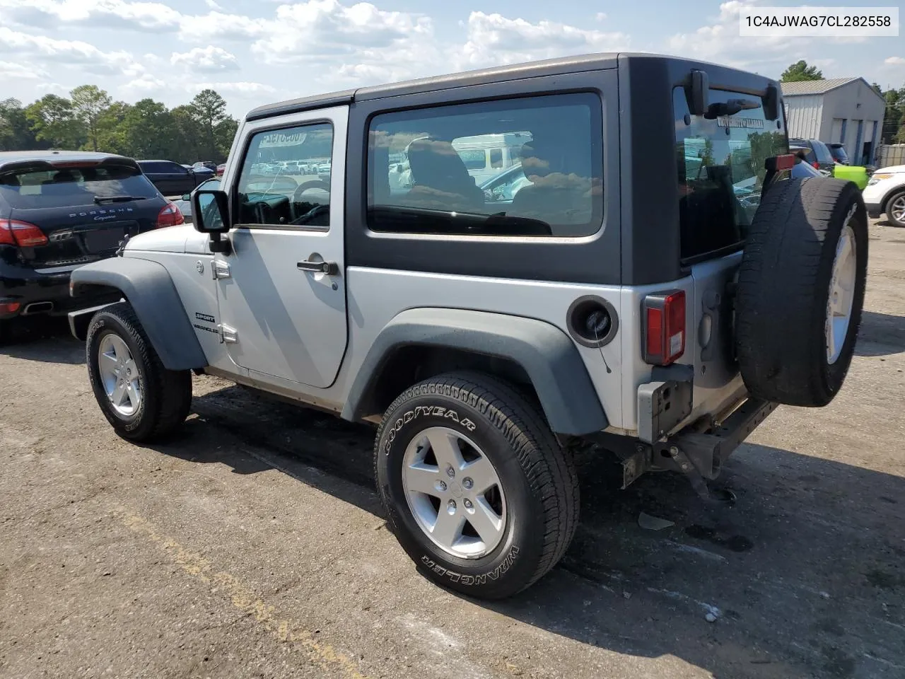 2012 Jeep Wrangler Sport VIN: 1C4AJWAG7CL282558 Lot: 66951924