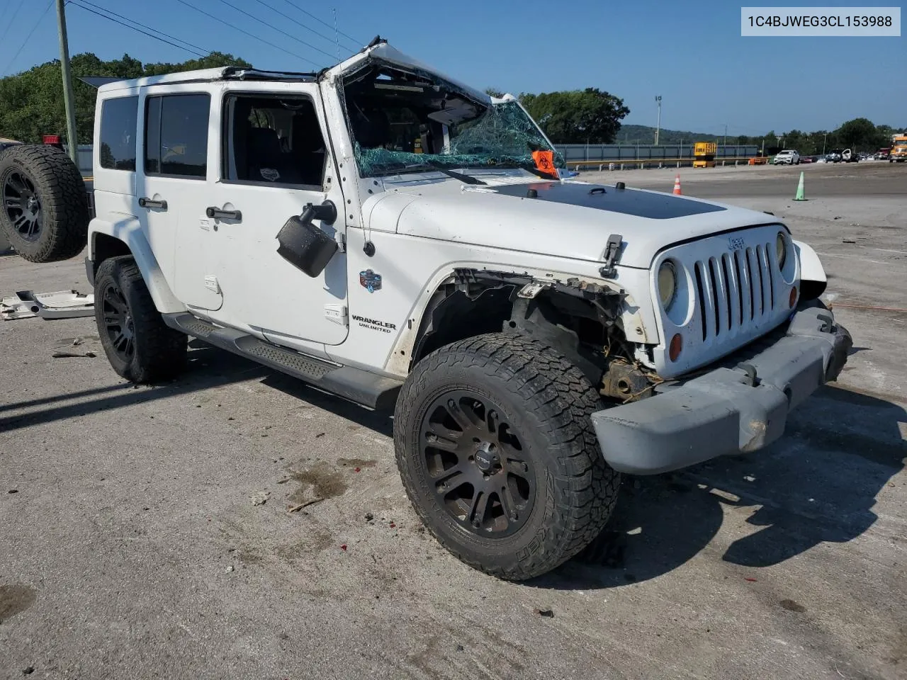 2012 Jeep Wrangler Unlimited Sahara VIN: 1C4BJWEG3CL153988 Lot: 68080974