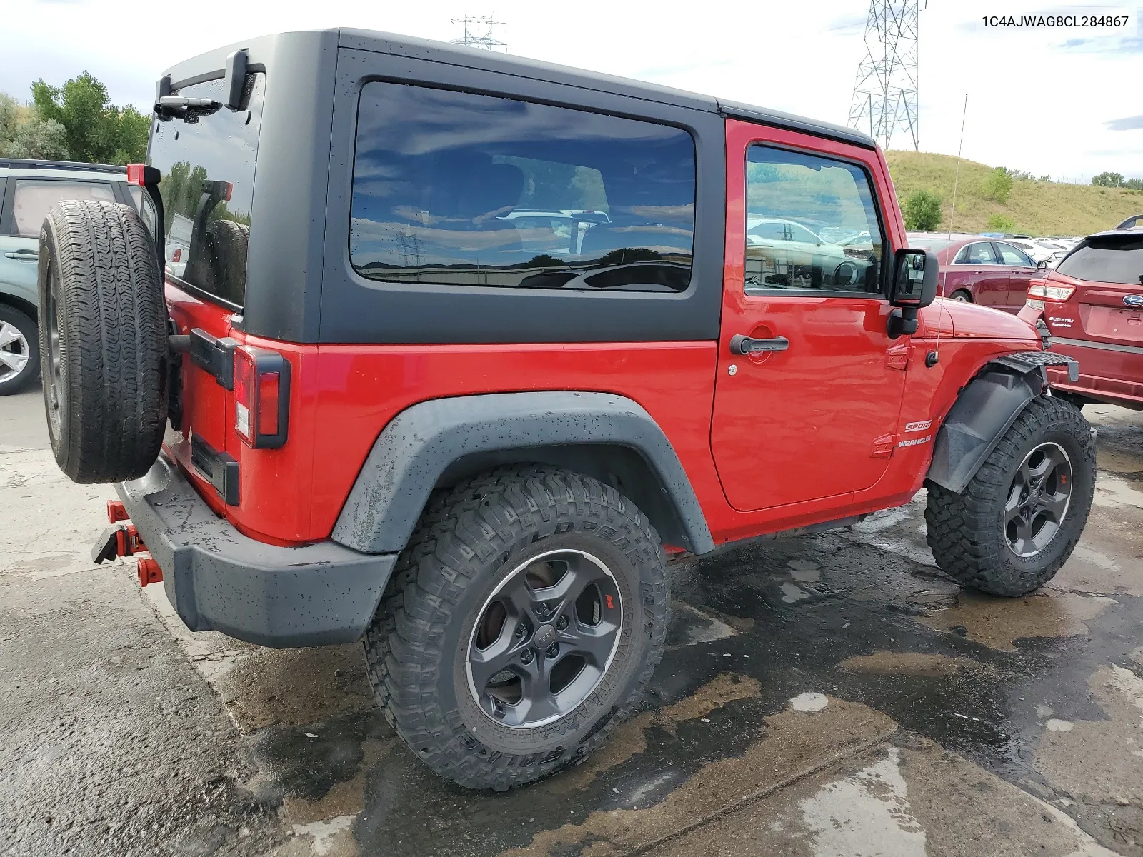 2012 Jeep Wrangler Sport VIN: 1C4AJWAG8CL284867 Lot: 68386704