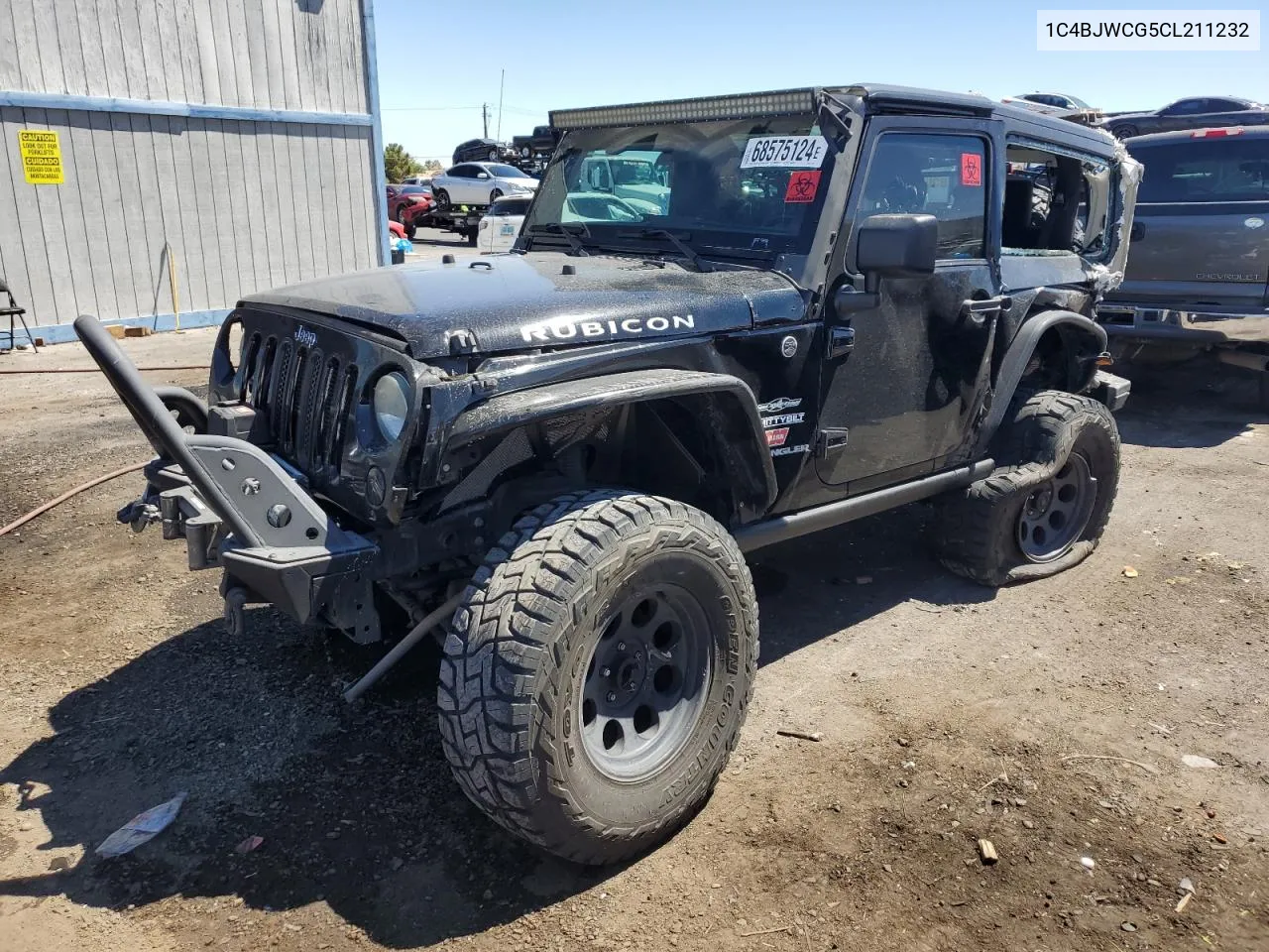 2012 Jeep Wrangler Rubicon VIN: 1C4BJWCG5CL211232 Lot: 68575124