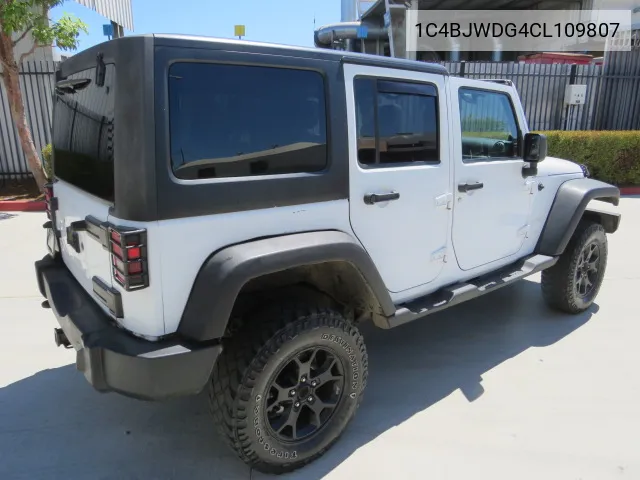 2012 Jeep Wrangler Unlimited Sport VIN: 1C4BJWDG4CL109807 Lot: 68726174