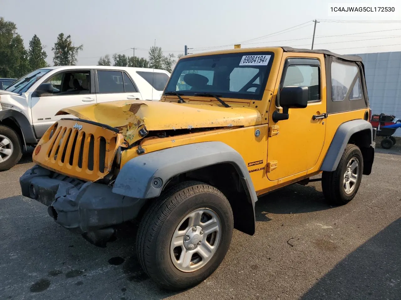 1C4AJWAG5CL172530 2012 Jeep Wrangler Sport