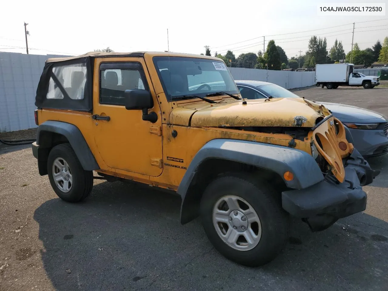 2012 Jeep Wrangler Sport VIN: 1C4AJWAG5CL172530 Lot: 69084194