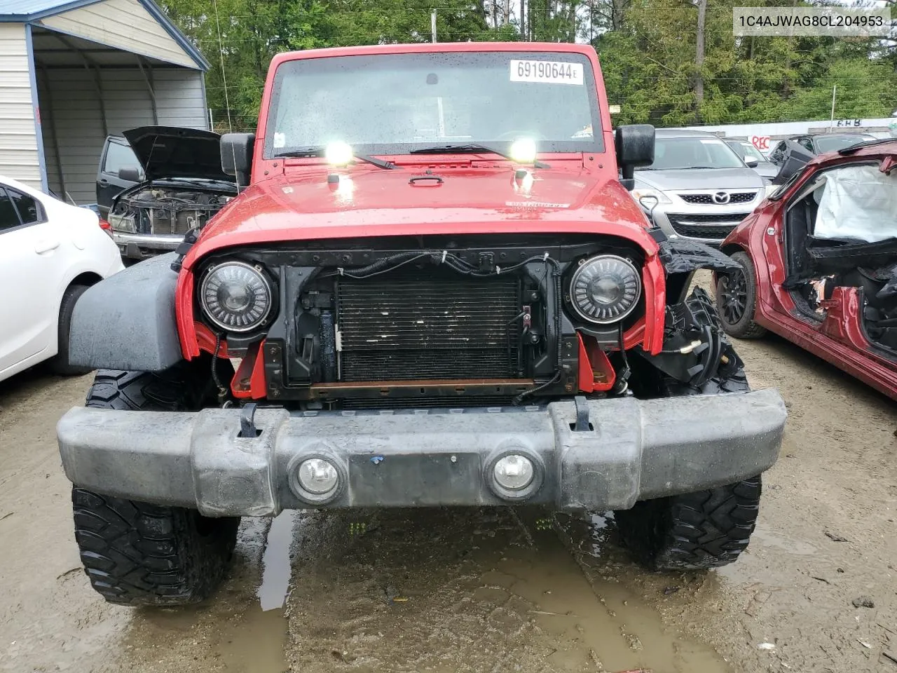 2012 Jeep Wrangler Sport VIN: 1C4AJWAG8CL204953 Lot: 69190644