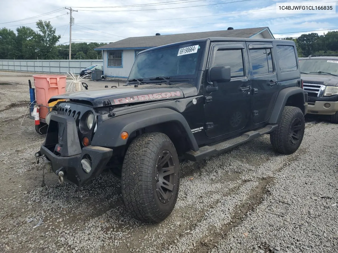 2012 Jeep Wrangler Unlimited Rubicon VIN: 1C4BJWFG1CL166835 Lot: 69198664