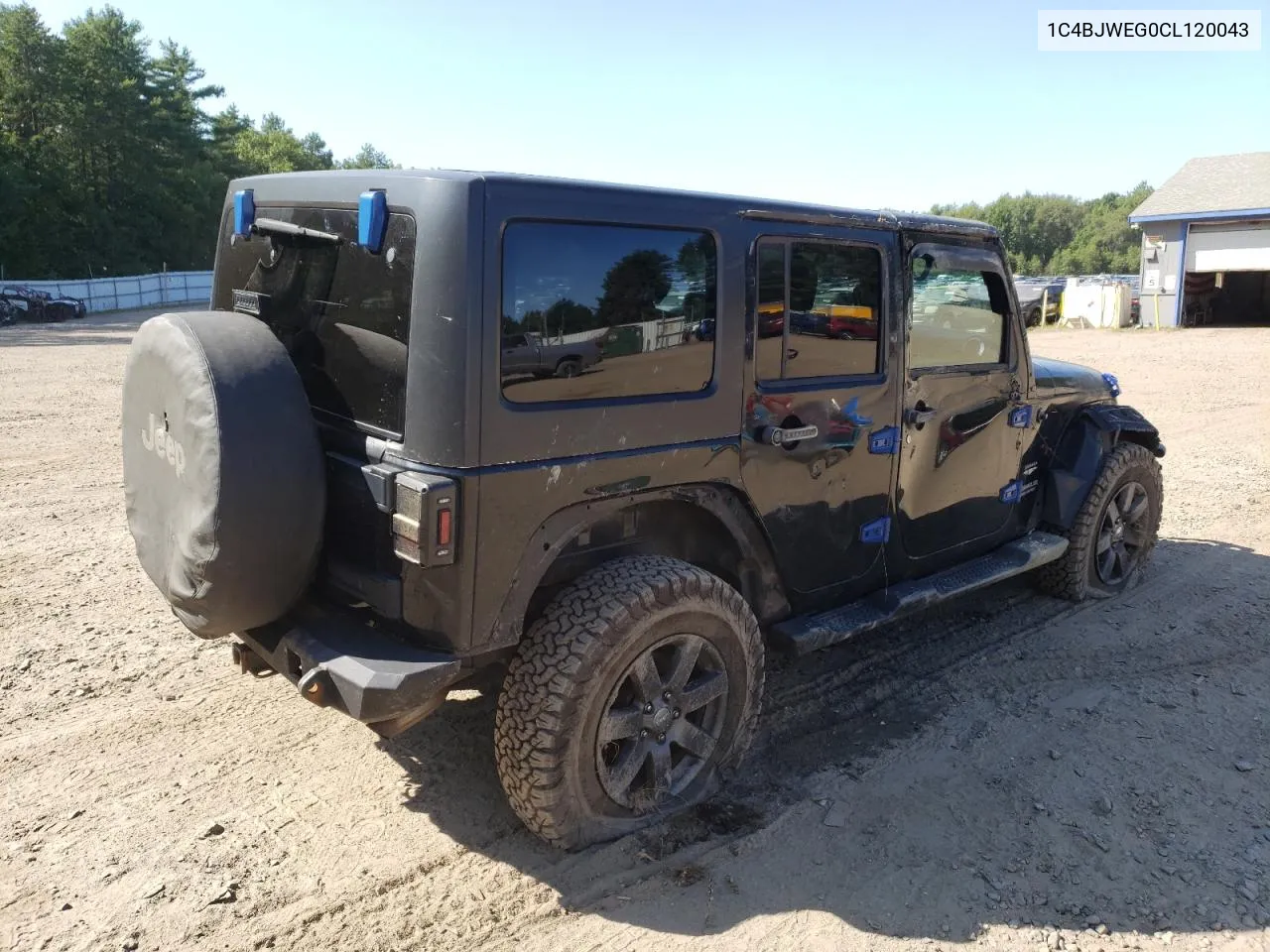 2012 Jeep Wrangler Unlimited Sahara VIN: 1C4BJWEG0CL120043 Lot: 69251054