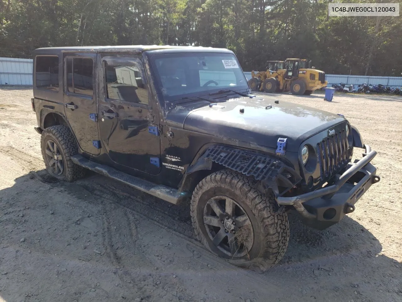 2012 Jeep Wrangler Unlimited Sahara VIN: 1C4BJWEG0CL120043 Lot: 69251054