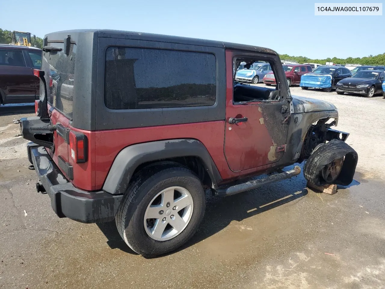 2012 Jeep Wrangler Sport VIN: 1C4AJWAG0CL107679 Lot: 69275164