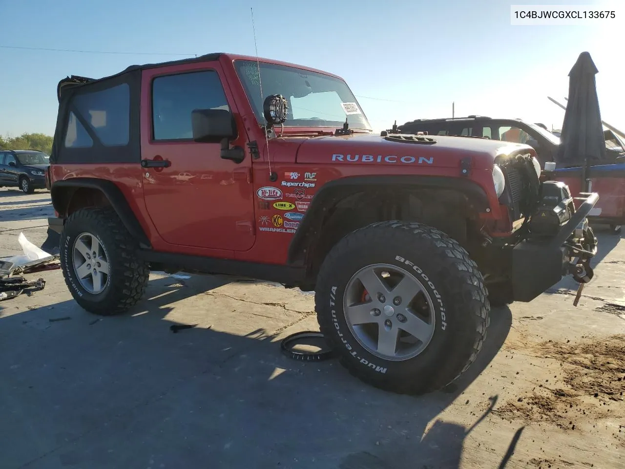 2012 Jeep Wrangler Rubicon VIN: 1C4BJWCGXCL133675 Lot: 69930604