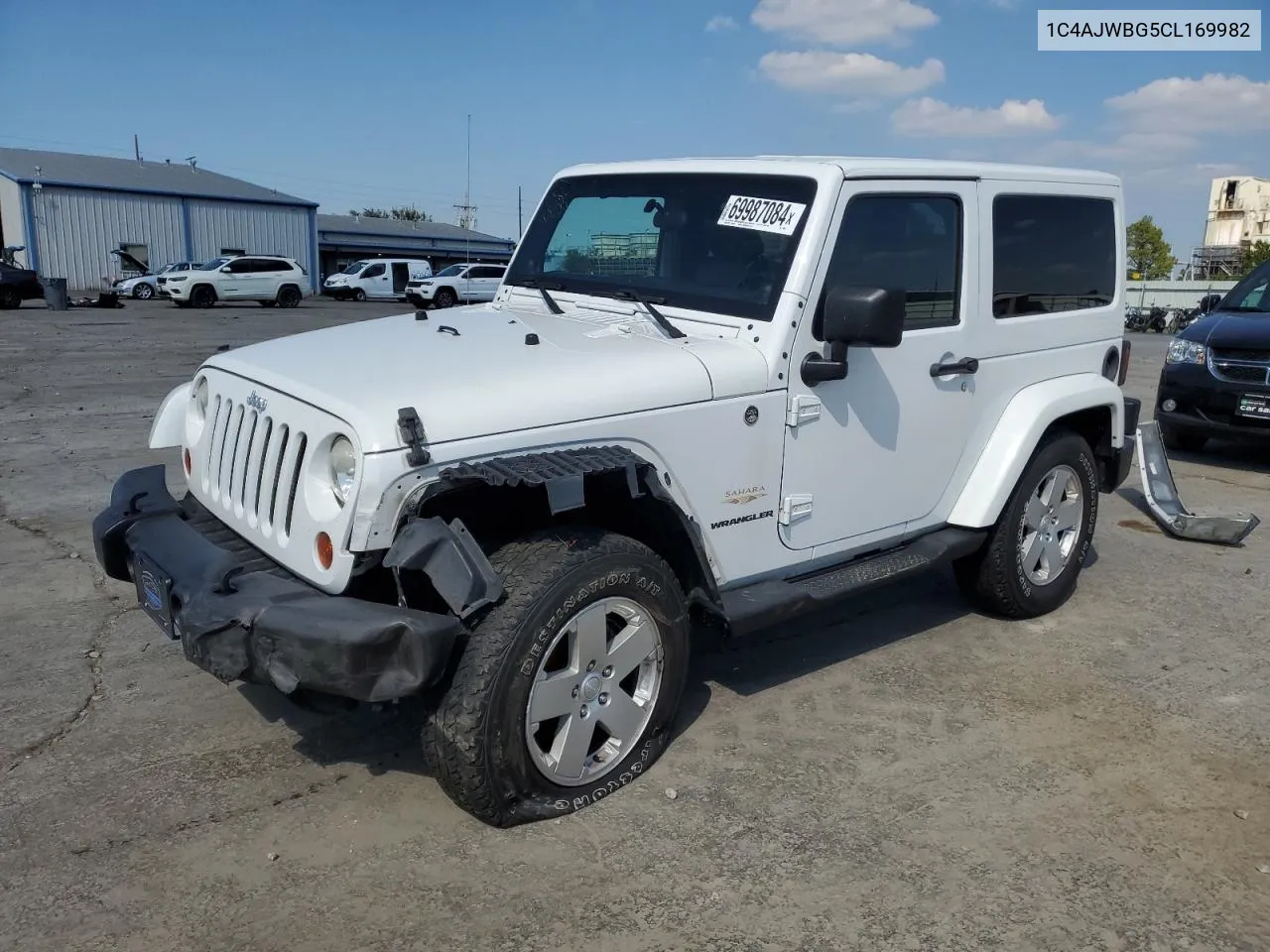 2012 Jeep Wrangler Sahara VIN: 1C4AJWBG5CL169982 Lot: 69987084