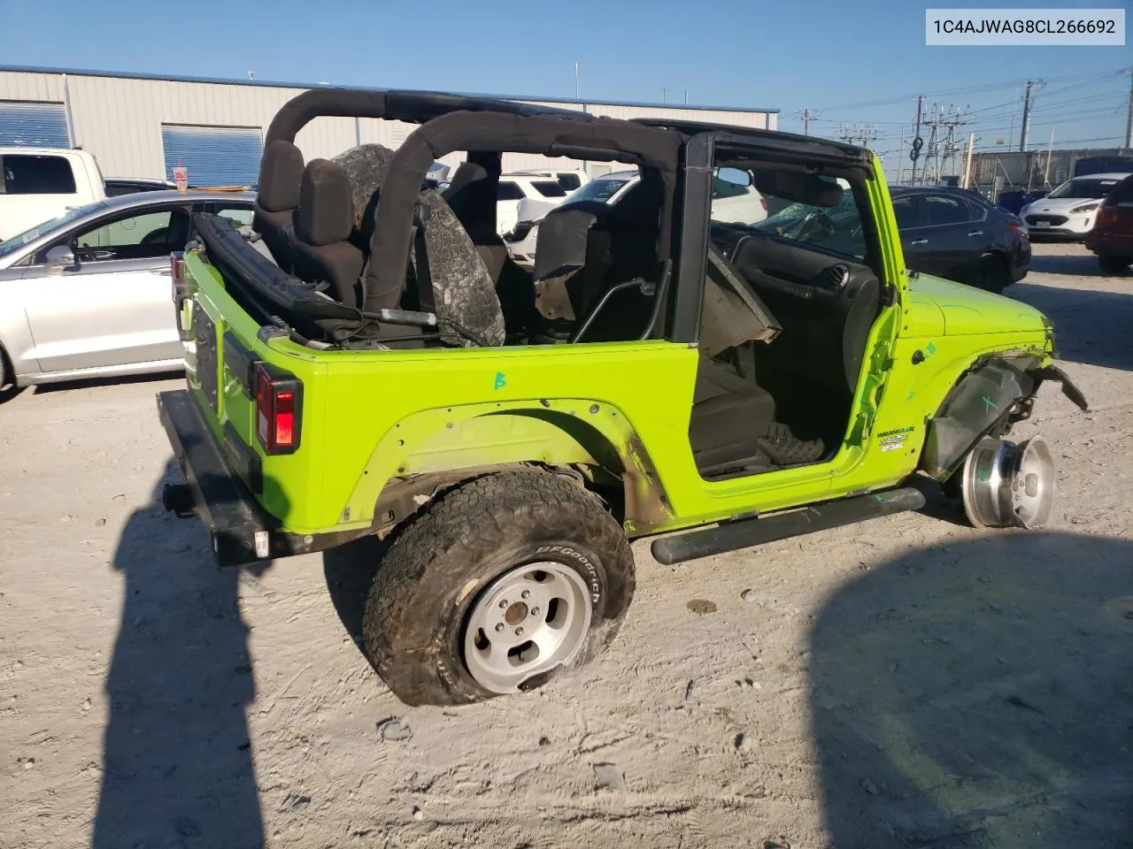 1C4AJWAG8CL266692 2012 Jeep Wrangler Sport