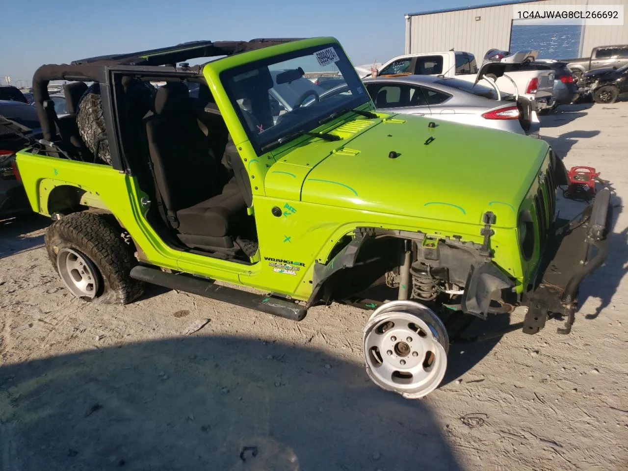 2012 Jeep Wrangler Sport VIN: 1C4AJWAG8CL266692 Lot: 69994224