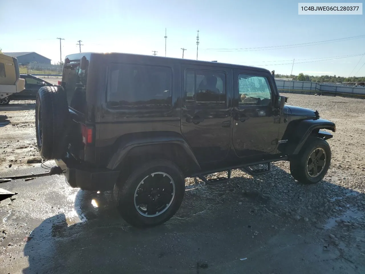 2012 Jeep Wrangler Unlimited Sahara VIN: 1C4BJWEG6CL280377 Lot: 71026924