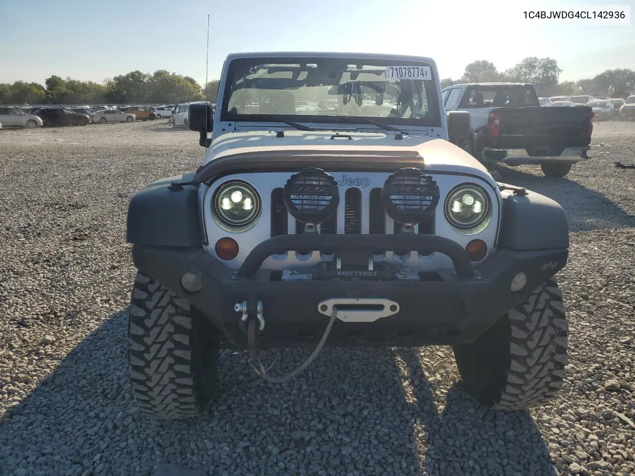 1C4BJWDG4CL142936 2012 Jeep Wrangler Unlimited Sport