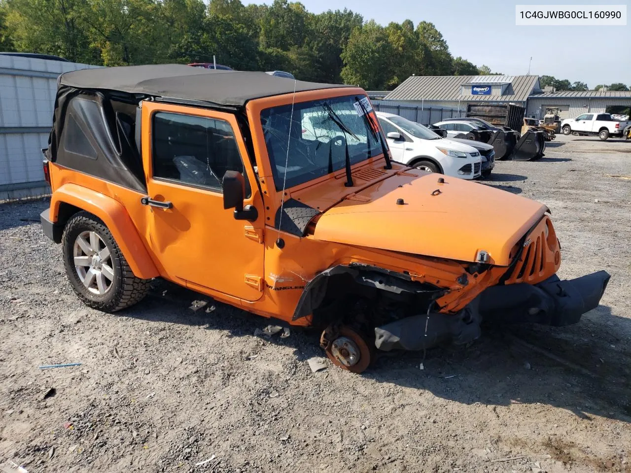 2012 Jeep Wrangler Sahara VIN: 1C4GJWBG0CL160990 Lot: 71119654