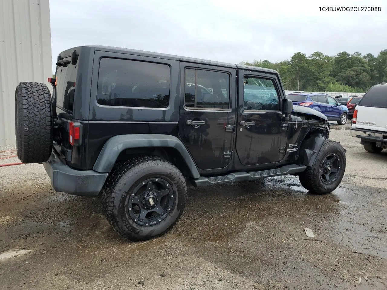 2012 Jeep Wrangler Unlimited Sport VIN: 1C4BJWDG2CL270088 Lot: 71121894