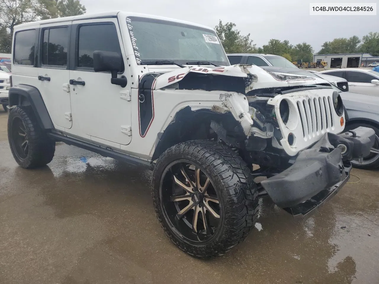 1C4BJWDG4CL284526 2012 Jeep Wrangler Unlimited Sport