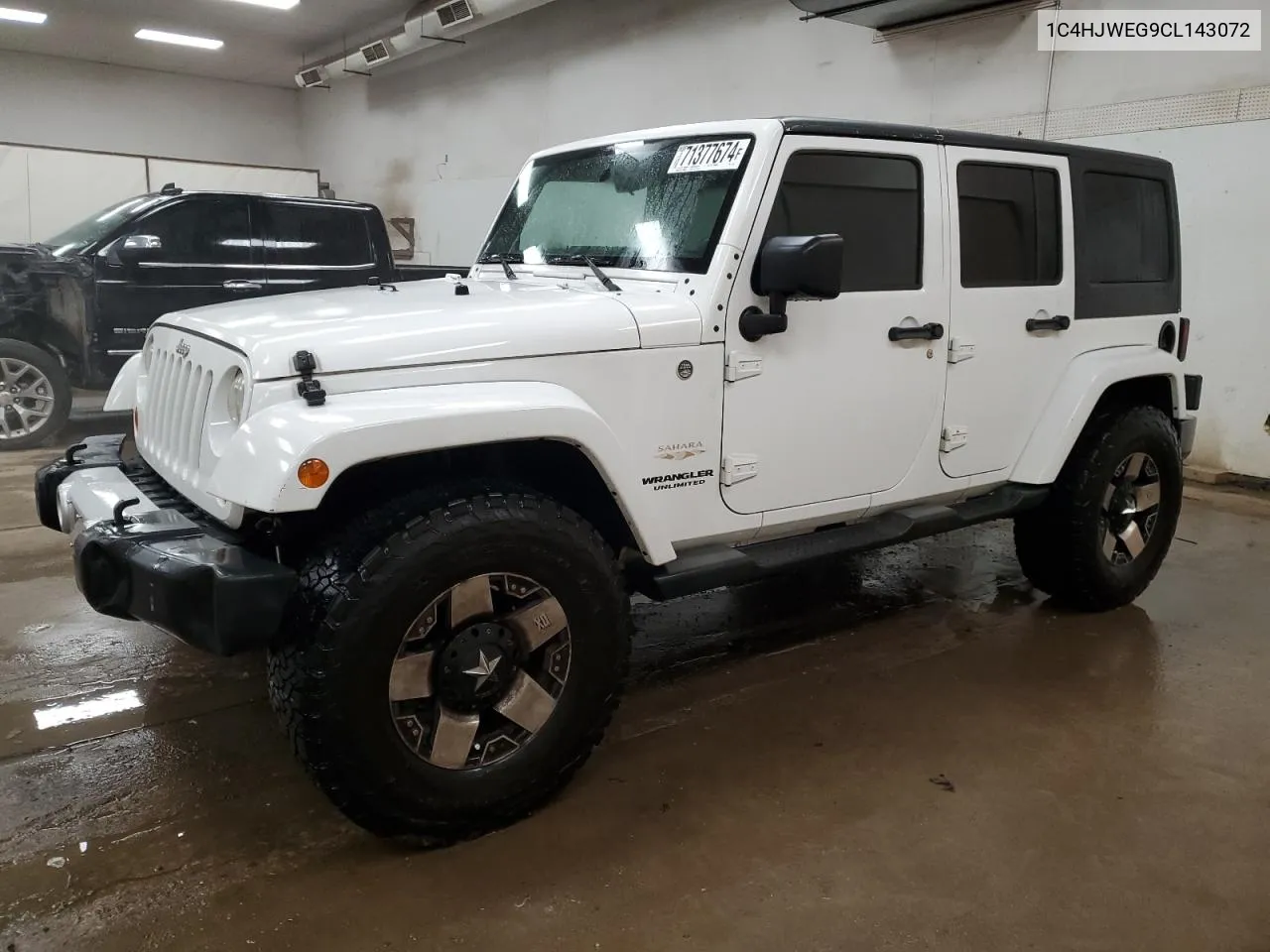 2012 Jeep Wrangler Unlimited Sahara VIN: 1C4HJWEG9CL143072 Lot: 71377674