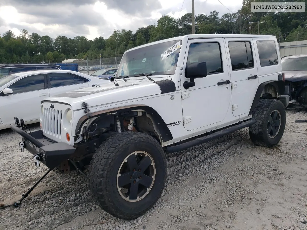 2012 Jeep Wrangler Unlimited Sahara VIN: 1C4BJWEG2CL282983 Lot: 71406154