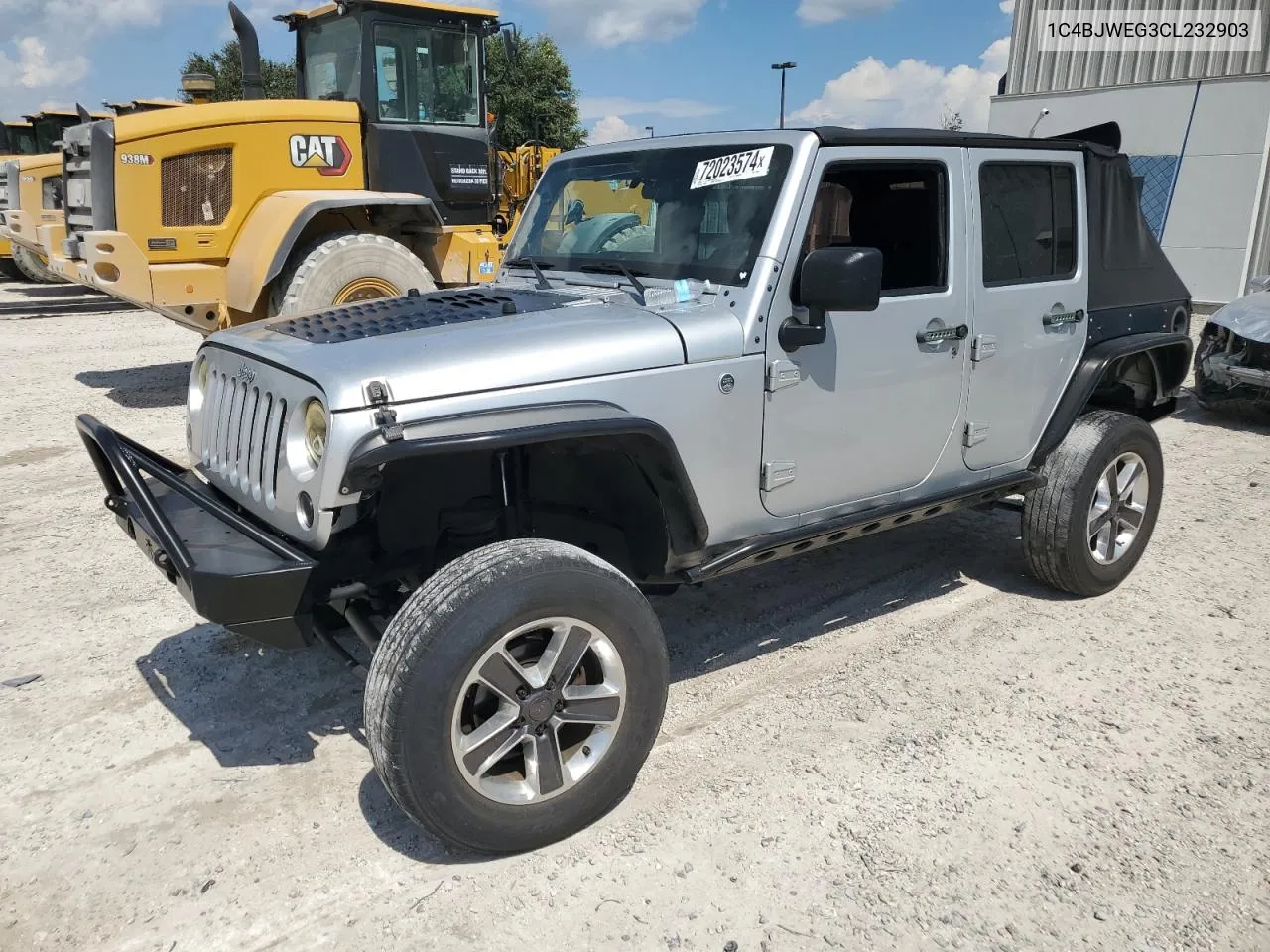 2012 Jeep Wrangler Unlimited Sahara VIN: 1C4BJWEG3CL232903 Lot: 72023574