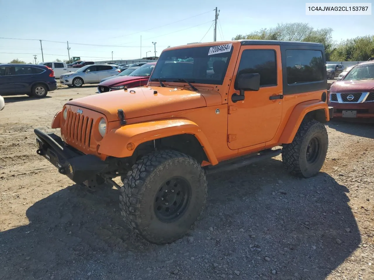 2012 Jeep Wrangler Sport VIN: 1C4AJWAG2CL153787 Lot: 72064654